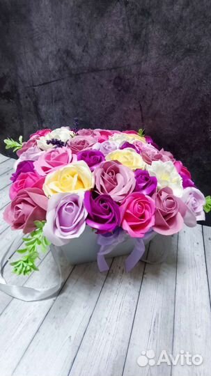 Букет /подарок из мыльных роз на 8 марта