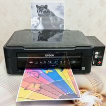 Принтер Epson L355 с снпч полосит