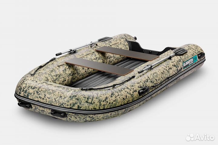 Лодка пвх гладиатор E380S Цифровой камуфляж