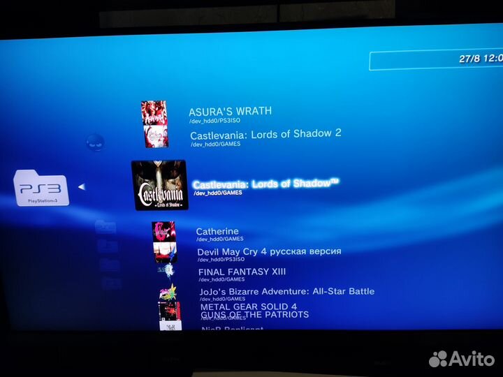 Прошитая Sony playstation 3 super slim 500gb