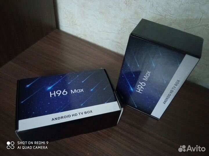 Smart tv приставка H96 max. новая