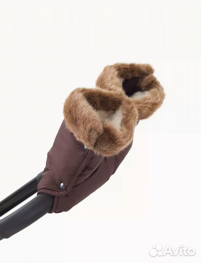 Муфта для коляски коричневая