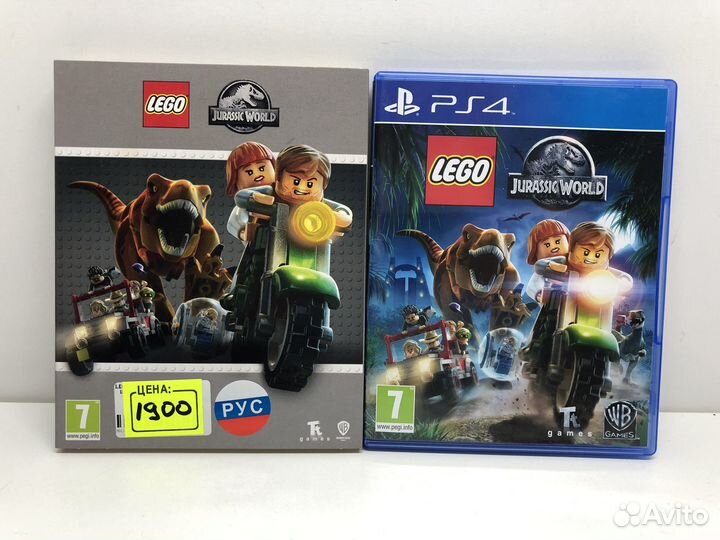 Диск Lego Jurassic World рус на PS4