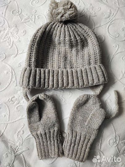 Детская шапка Zara, оригинал, 3-9 месяцев