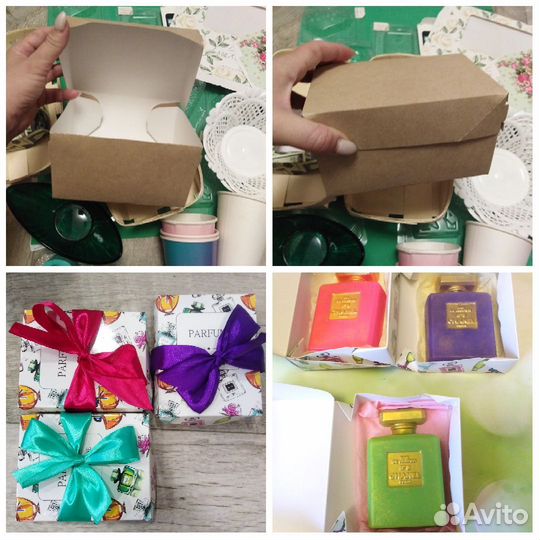 Коробки для мыла, шоколада, зефира, свечей