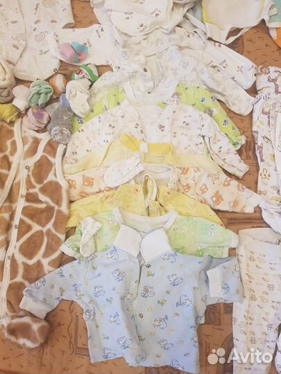 Большой пакет одежды на ребенка 2-6 месяцев