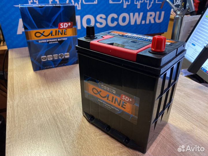 Аккумулятор Alphaline 46b19l 44Ач для Киа Пиканто