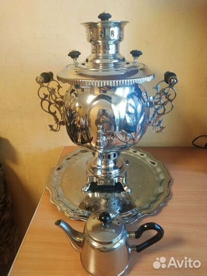 Комбенированный самовар дрова +электрический