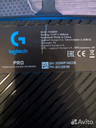 Игровая клавиатура Logitech g pro