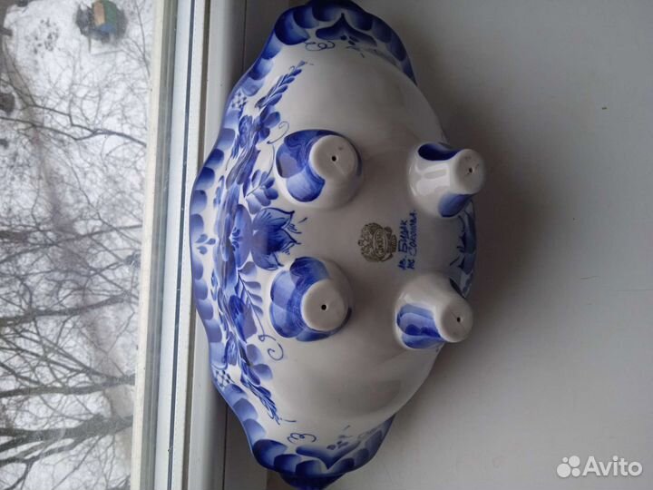 Ладья авторская Гжель 34/17/12