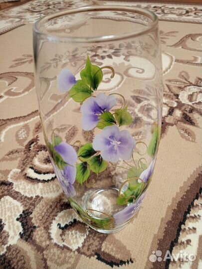 Ваза для цветов стекло