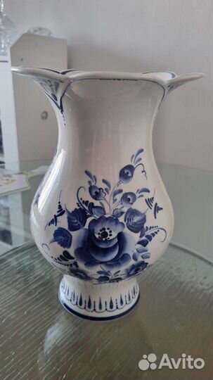 Ваза для цветов Гжель