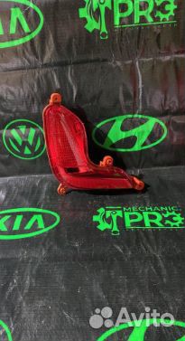 Фонарь в задний бампер новые Киа Рио 4 2017-2020 г