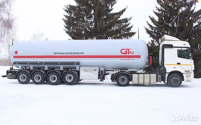 Полуприцеп газовоз GT7 ППЦТ-50, 2023