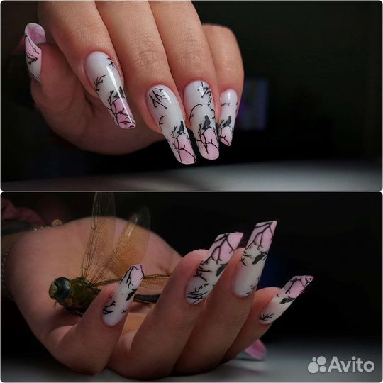 Наращивание ногтей на дому