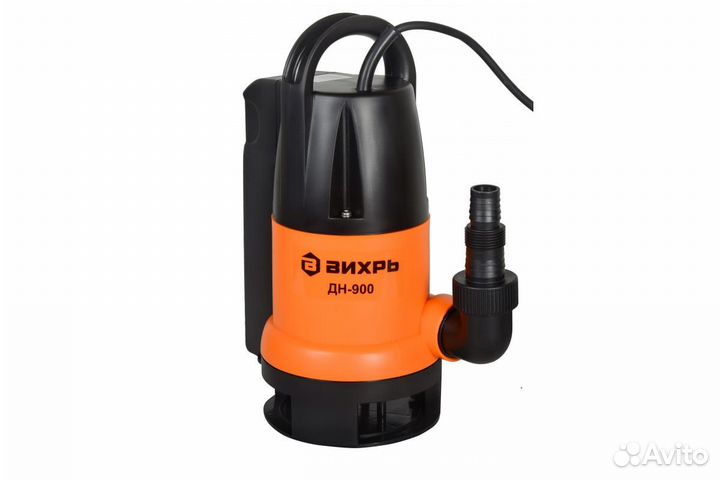 Дренажный насос для грязной воды Вихрь дн-900 68/2