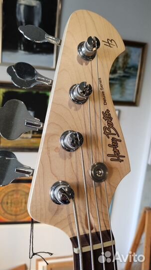 Бас гитара безладовая. Harley Benton JB 40
