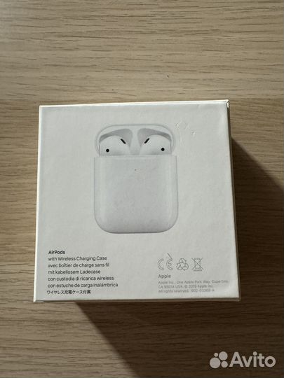 Беспроводные наушники apple airpods 2 рст