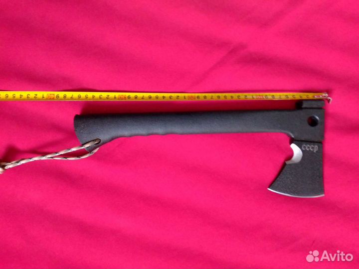 Топор походный, с ножом в рукояти