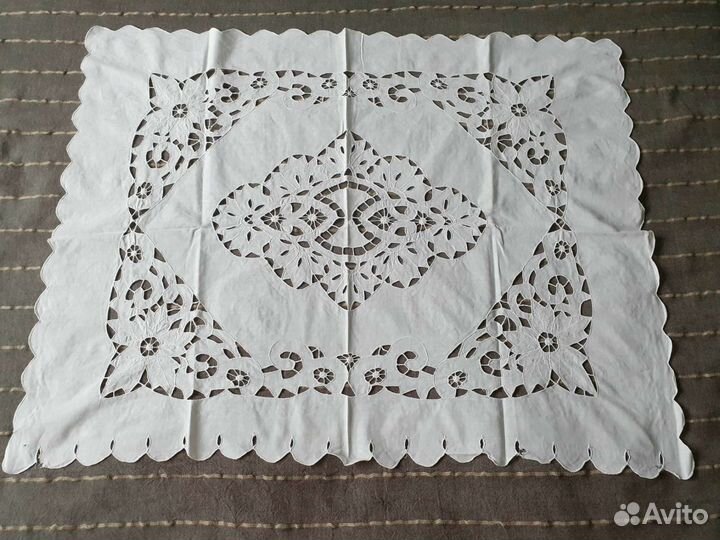 Наволочка накидка на подушку старинная шитье