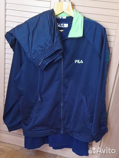 Спортивный костюм Fila (куртка, футболка, штаны)