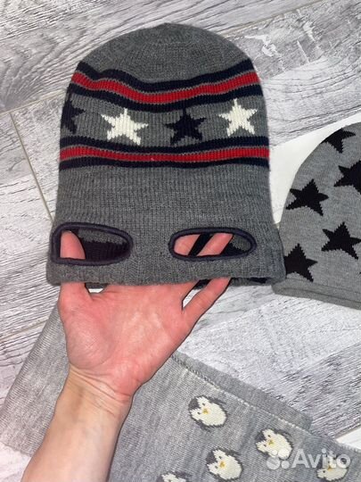 Шапка маска zara шарфик