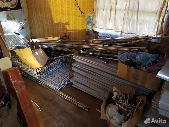 Остатки лдсп,сетки,трубы,фитинги