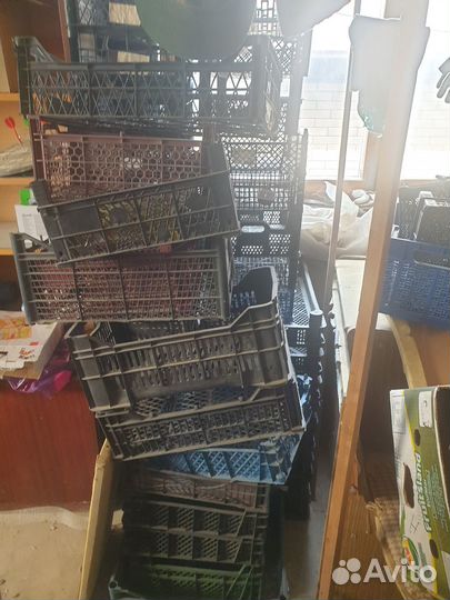 Ящики пластмассовые, деревянные и картонные