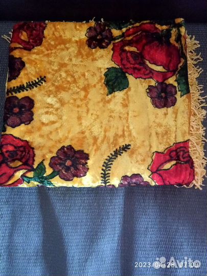 Плюшевая скатерть СССР