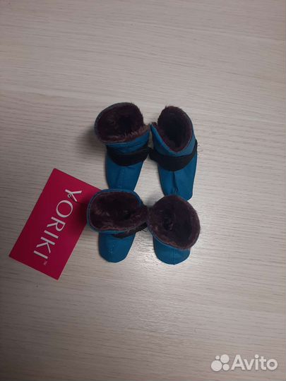 Сапоги для маленьких собак на зиму