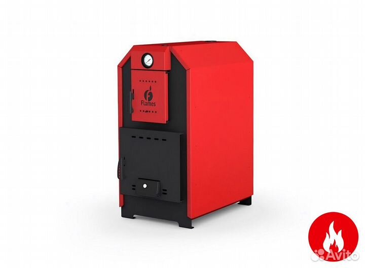 Твердотопливный котел flames green код-15гт