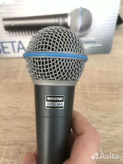 Микрофон Shure beta 58a, разъем XLR 3 pin