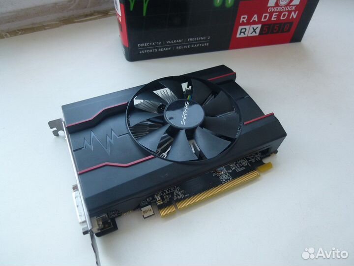 Видеокарта rx550 4gb