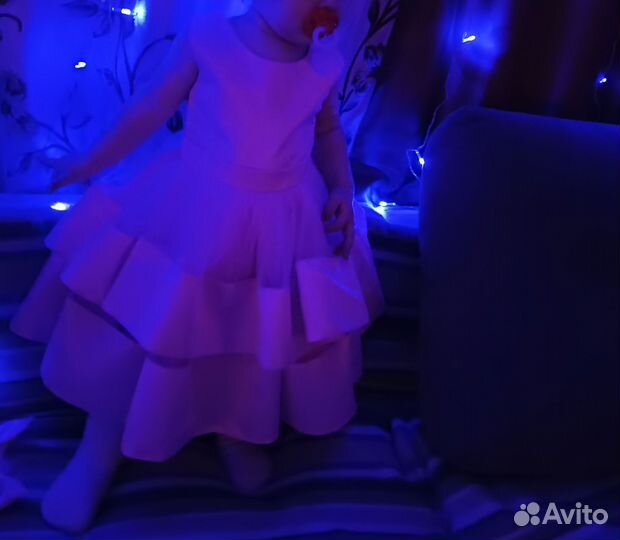 Нарядное платье на годик 86р