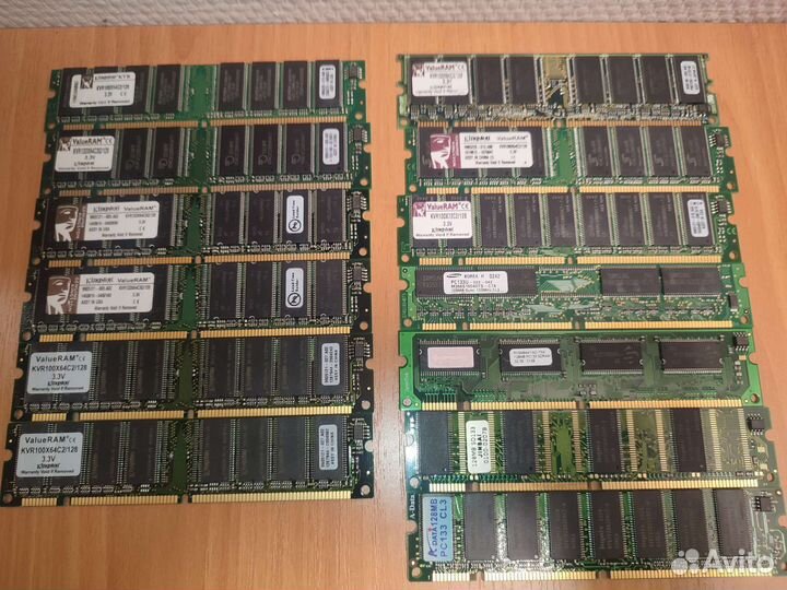 Оперативная память 64 -256mb ps/sd133