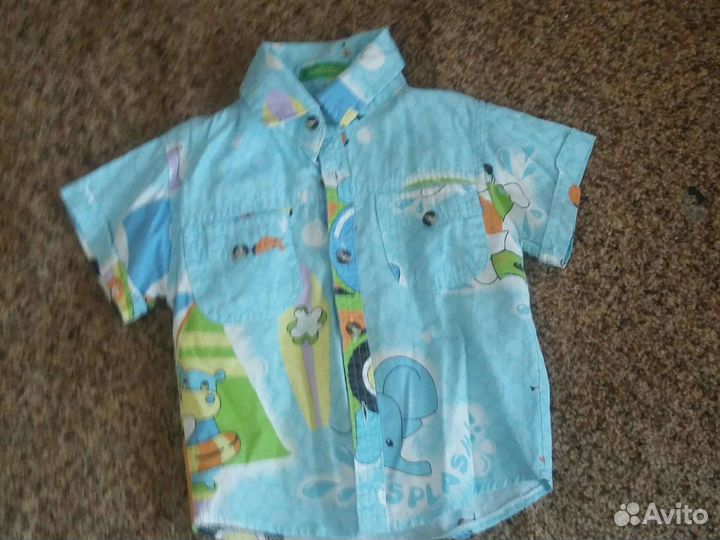 Рубашка на мальчика 92