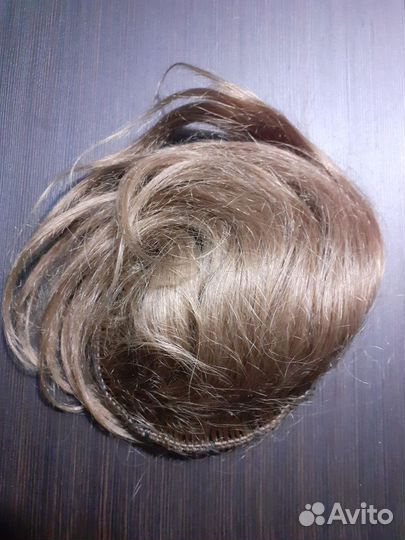 Шиньон из натуральных волос