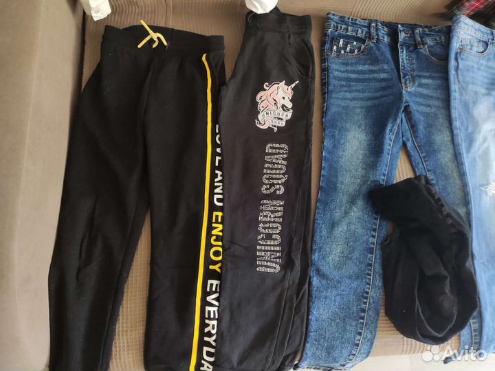 Вещи пакетом на девочку размер 134 140