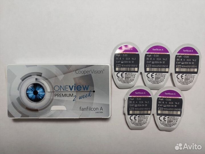 Контактные линзы CooperVision OneView 2 week -3.00