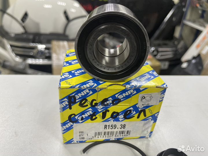 Подшипник задней ступицы peugeot 206 r159.38