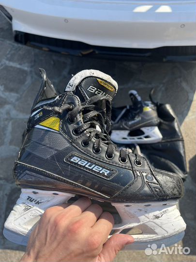 Хоккейные коньки bauer 3s pro. 3 размер