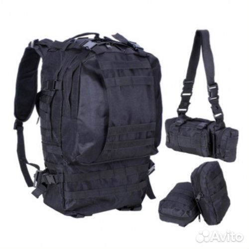 Тактический рюкзак с подсумками на 50 литров