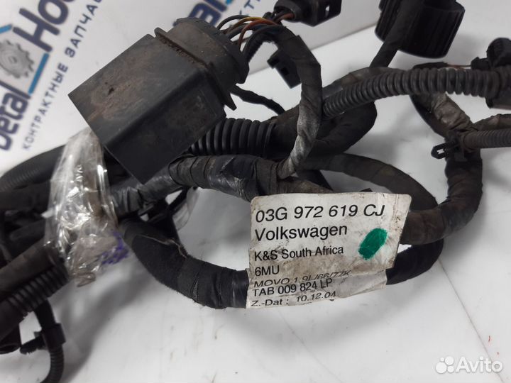 Проводка двигателя Volkswagen Golf Plus 1.9 TDI