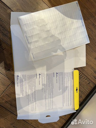 Этикетки avery (серебристая пленка) 25.4x10 мм