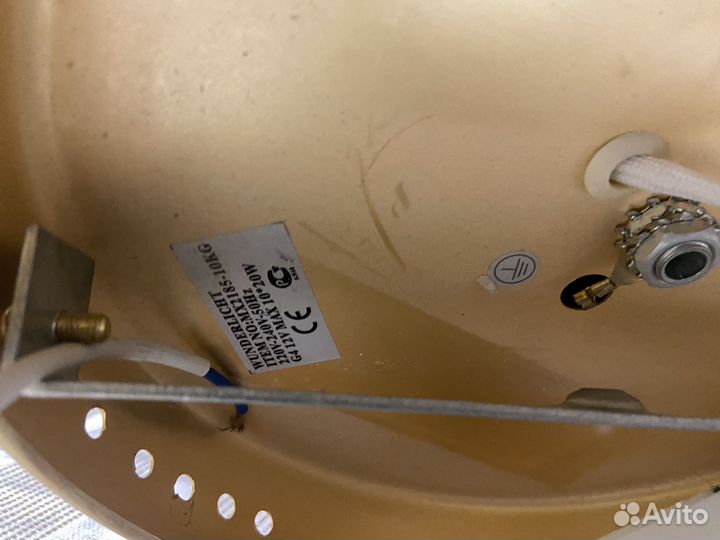 Люстра потолочная с хрусталем и бра