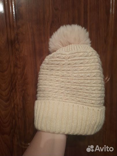 Шапка женская теплая