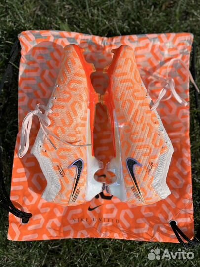 Бутсы nike mercurial air zoom orange