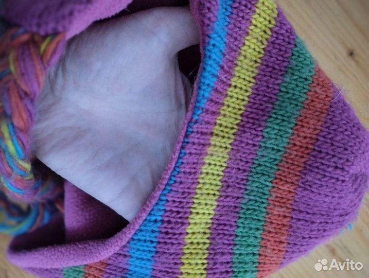 Весёлая шапочка для девочки