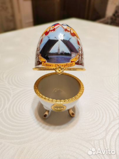 Шкатулка яйцо б/у