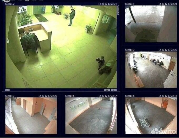 Комплект регистратора видеонаблюдения с камерами